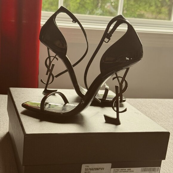YSL sandal with logo heel - Picture 1 of 1
